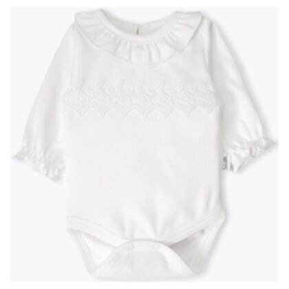 Боди дълъг ръкав Pretty Girl 1-3M/62CM Ecru