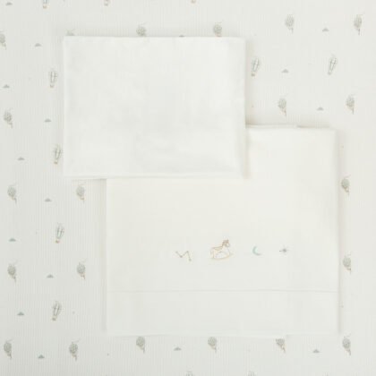 Сп. к-кт трико 3ч. Blue Sky 50x80 см White/Green