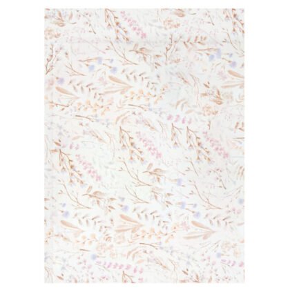 Чаршаф с ластик трико NIZA 50x80 White/Purple
