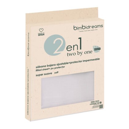 Чаршаф-протектор 2в1 Basics 70x140 White