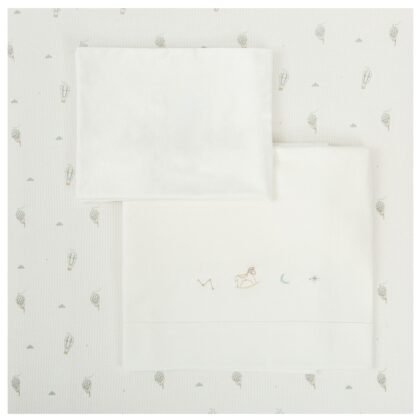 Сп. к-кт трико 3ч Blue Sky 80x140см White/Green
