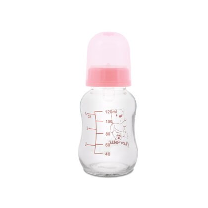 Стъклено шише 120 мл Blush Pink