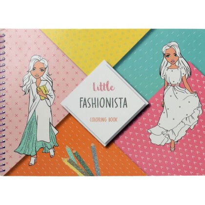 Книжка за оцветяване, А4, 31 стр., Little Fashion