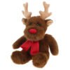 Keeleco Christmas, Плюшен коледен елен Рудолф, 20 см