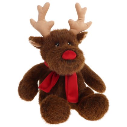 Keeleco Christmas, Плюшен коледен елен Рудолф, 25 см
