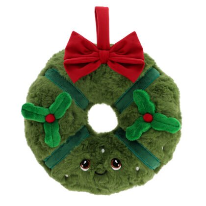 Keeleco Christmas, Плюшен коледен венец, 22 см, Keel Toys