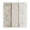 Комплект 3 бр муселинови пелени 100х100 см Secret Garden Beige