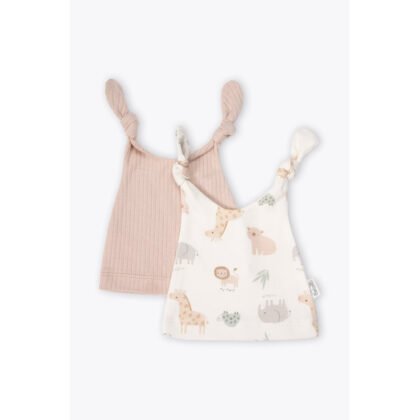 Шапка 2 бр. Free Animals 0-6 M/43CM Beige