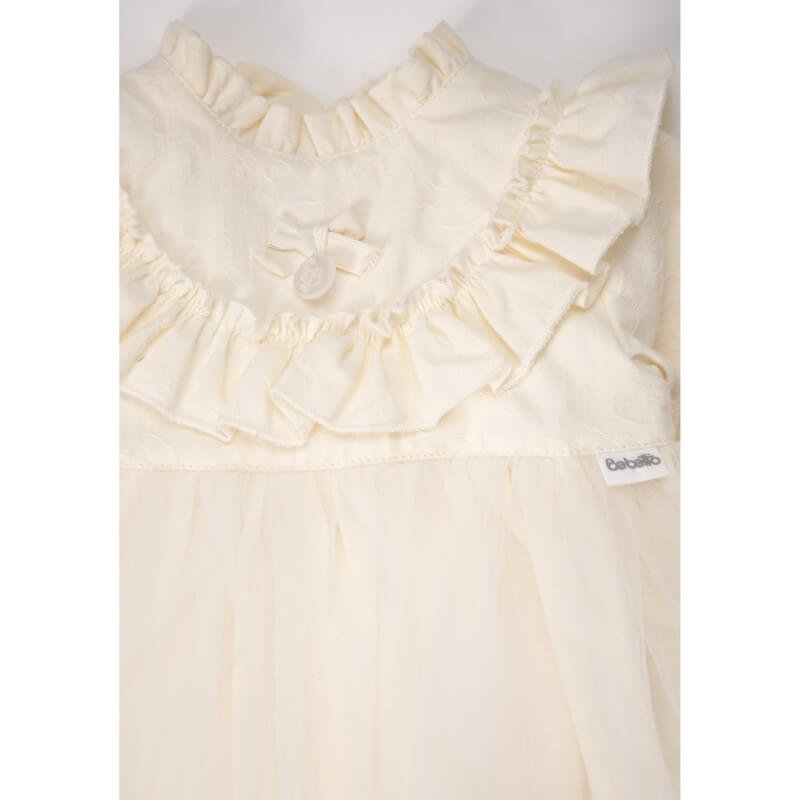 Рокля Little Princess 6-9M/74 см Ecru - Image 3