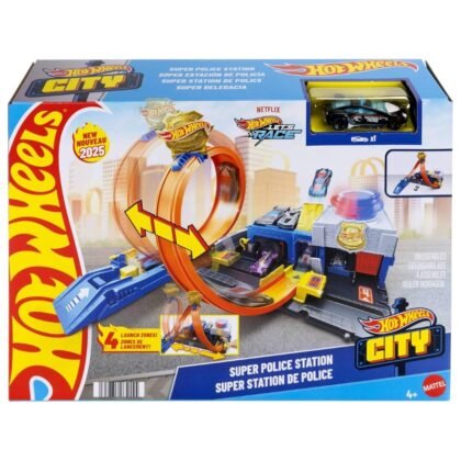 Hot Wheels Игрален комплект Super Police Station
