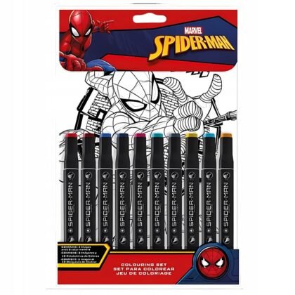 Spiderman Комплект за оцветяване с маркери