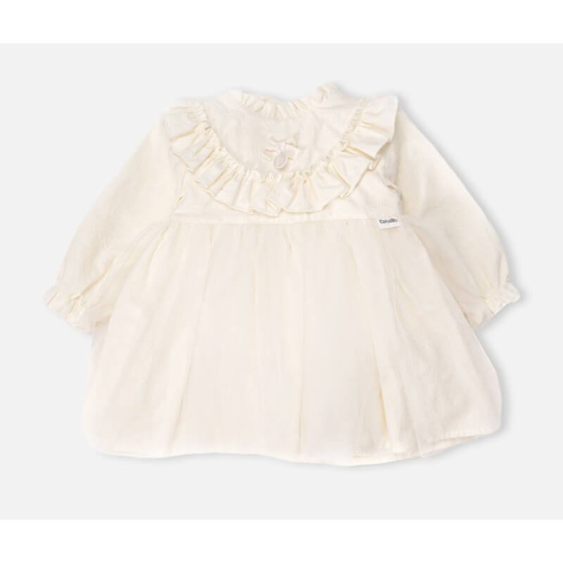 Рокля Little Princess 6-9M/74 см Ecru - Image 2