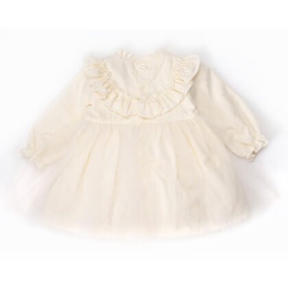 Рокля Little Princess 6-9M/74 см Ecru