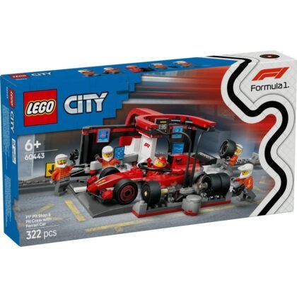 Питстоп и механици от F1 с кола Ferrari
