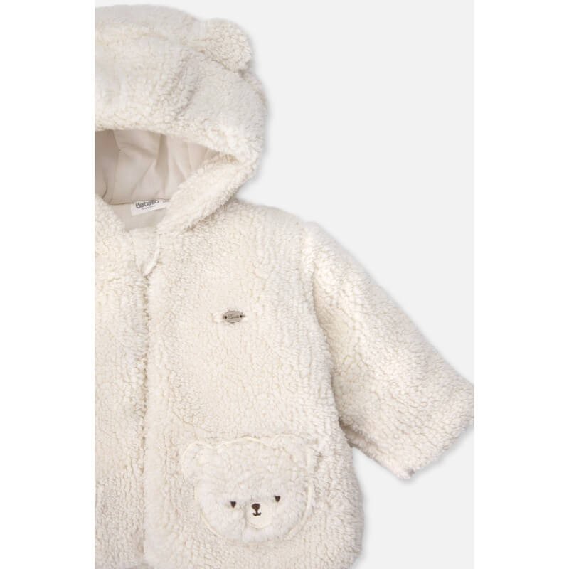 Палто Teddy/26 6-9M/74CM Ecru - Image 3