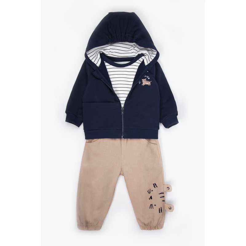 Спален комплект 3ч. Little Cubs 24-36M/98CM Brown - Image 2