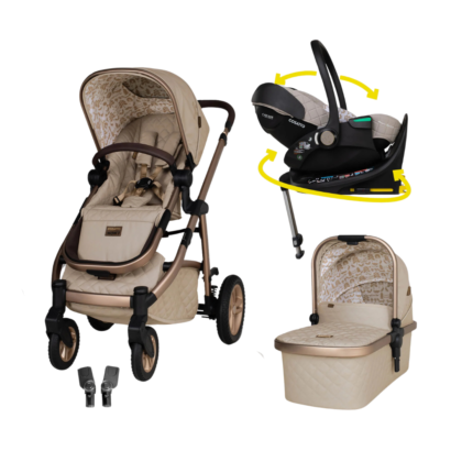 Cosatto CT5716 WOW 3 бебешка количка WHISPER + CT6085 ACORN Recline столче за кола + CT6005 база