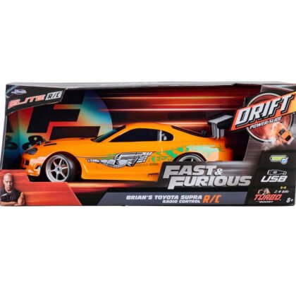 Jada - Fast & Furious радиоуправляема дрифт кола Toyota Supra 1995, 1:10