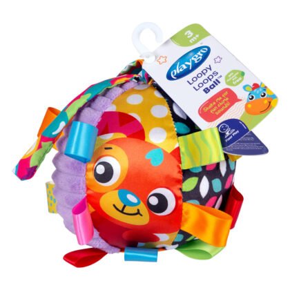 Playgro-Звъняща мека топка с етикет
