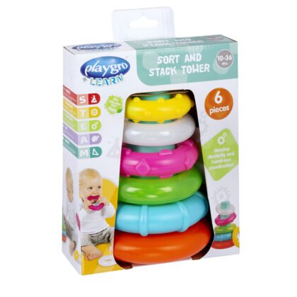Playgro-Конус с цветни рингове refresh 10-36м+