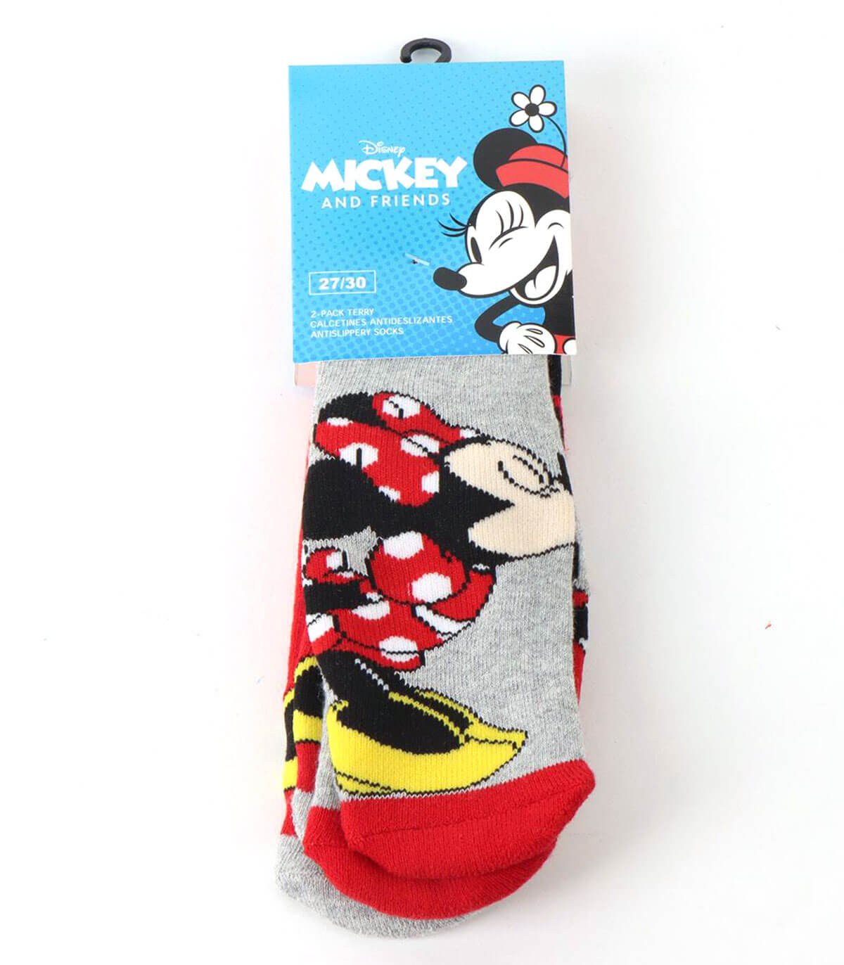 2 бр. детски чорапи антислип mickey 23-34 - Image 6