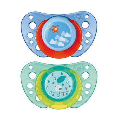 Chicco Nurs-Залъгалка Air силикон синя 12+ 2 бр.кутийка