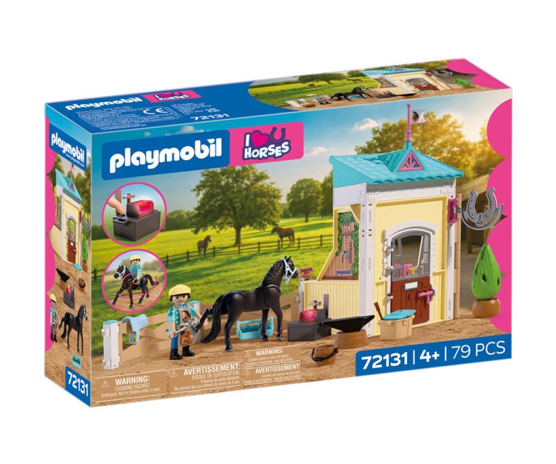 Playmobil – Малка конюшня с ковач