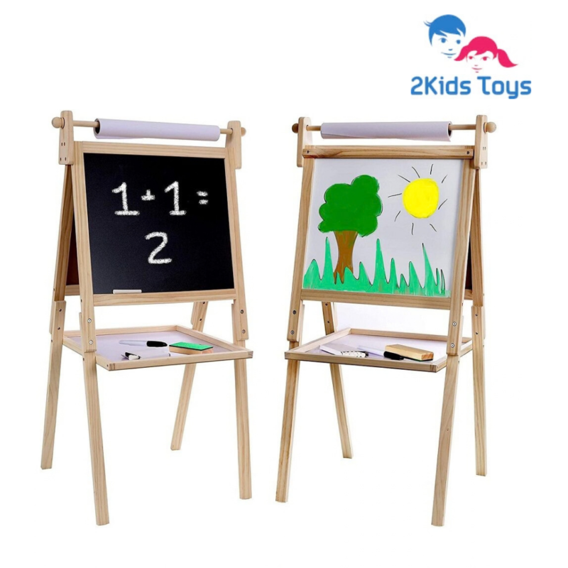 2Kids Toys Двустранна магнитна дъска, голяма