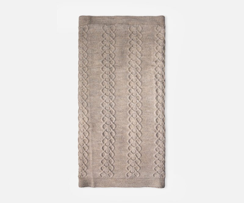 Bebetto-Плетено бебешко одеяло Trikolar TR459BE, момче, 95×95 см., бежово