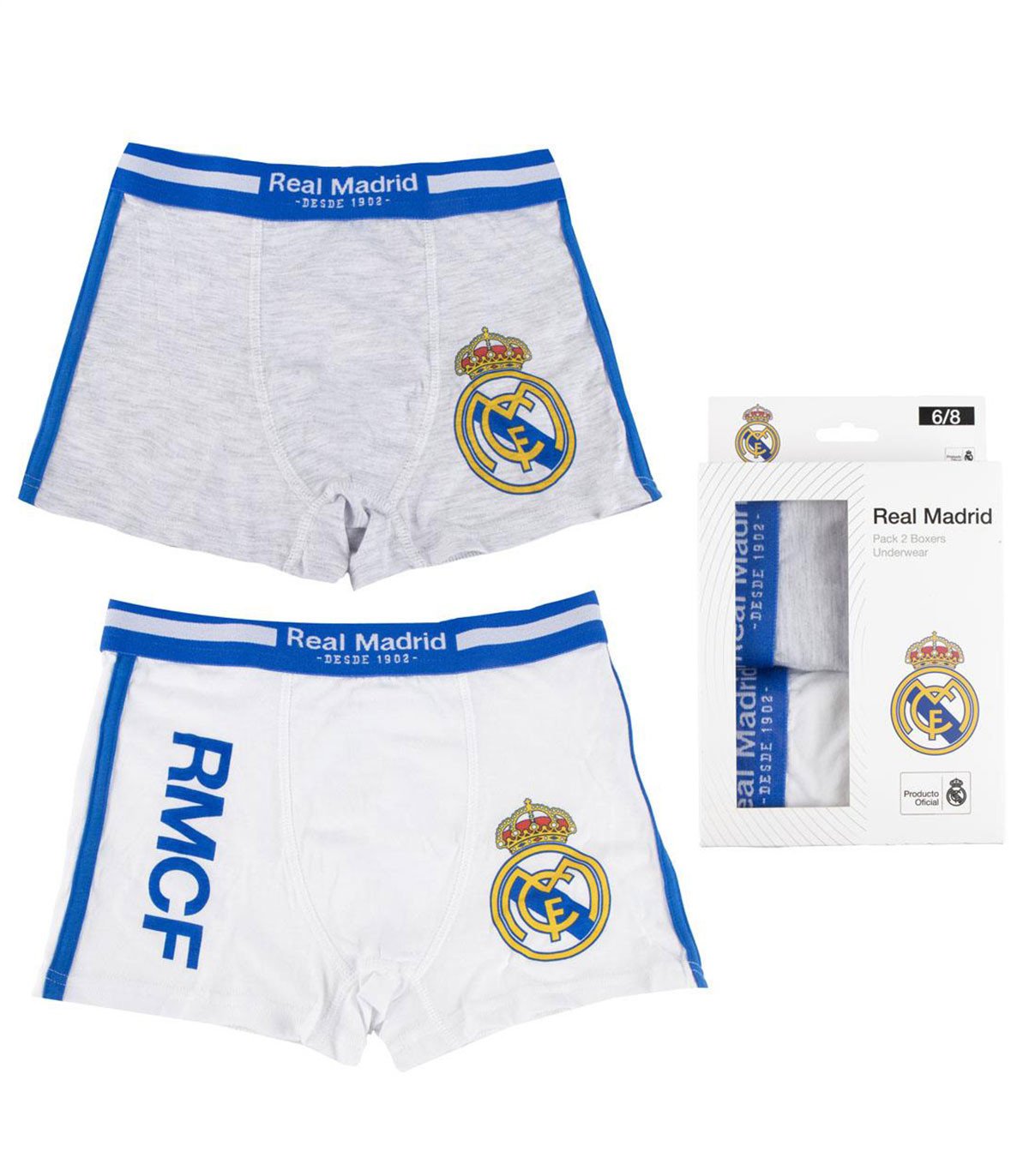 Боксерки 2 бр в пакет real madrid 4-10 год