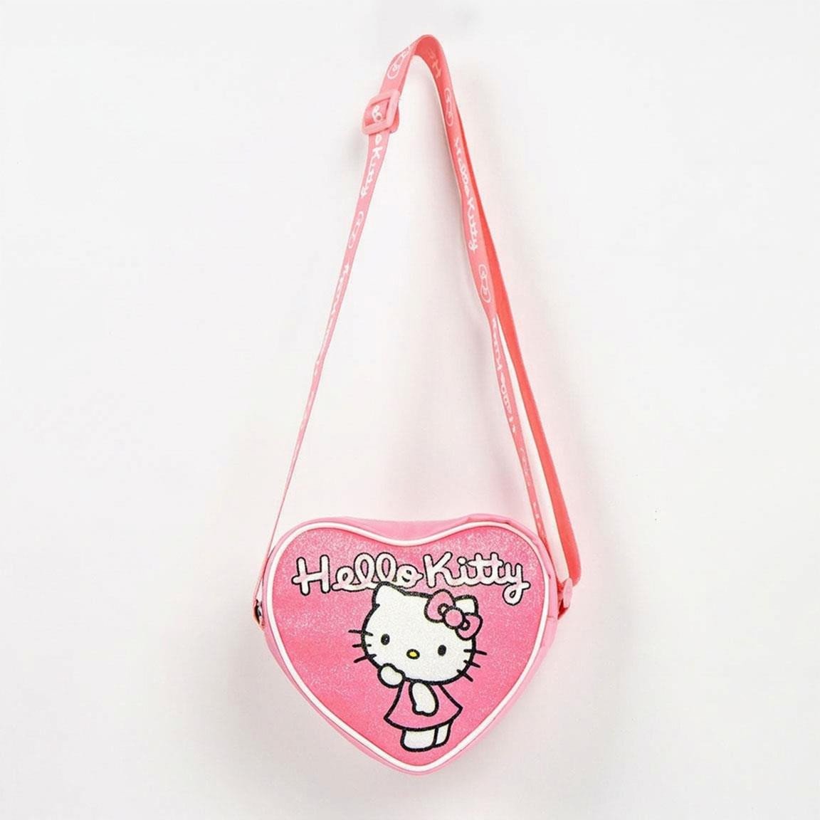 Чанта сърце за рамо hello kitty - Image 2