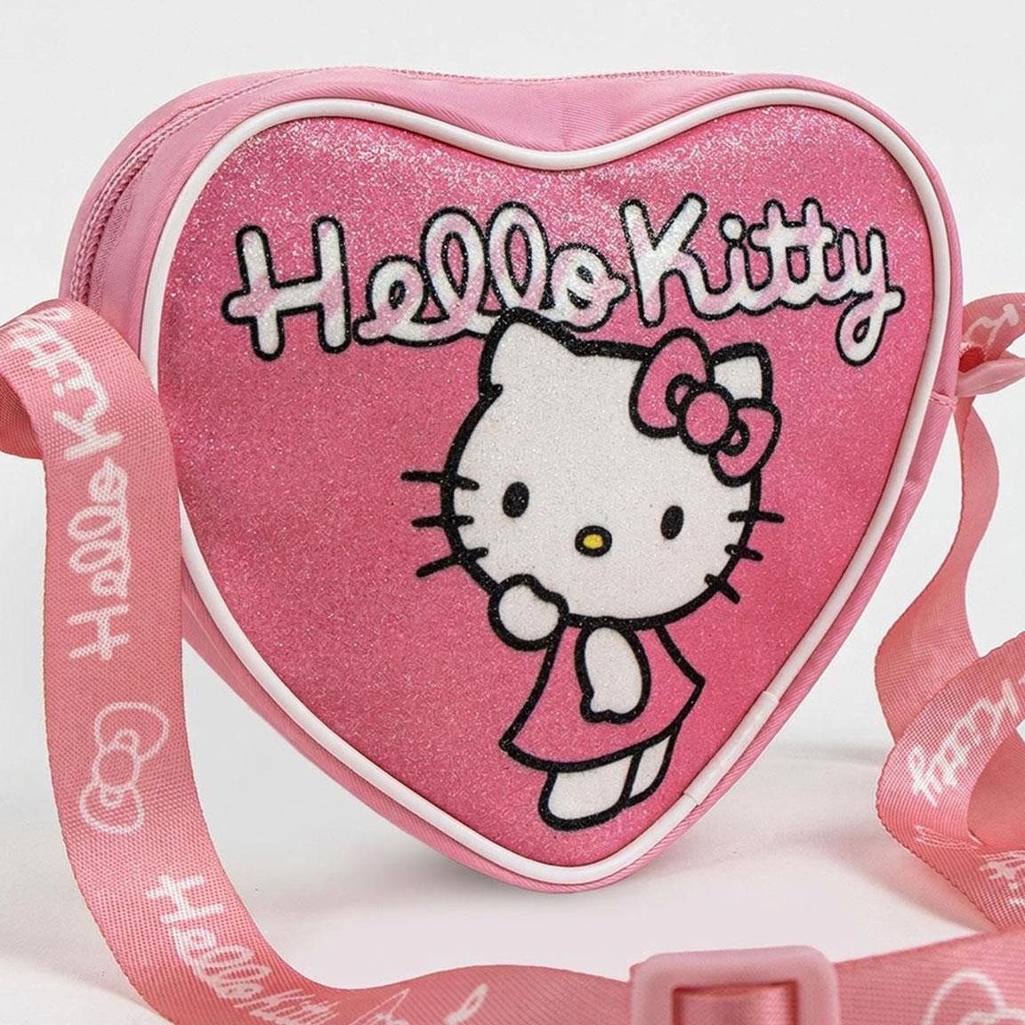 Чанта сърце за рамо hello kitty - Image 3