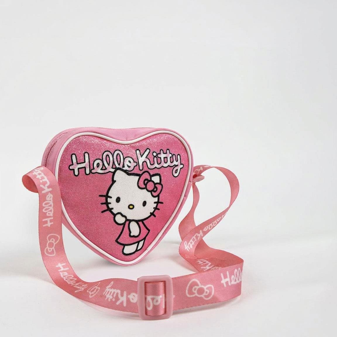 Чанта сърце за рамо hello kitty - Image 4