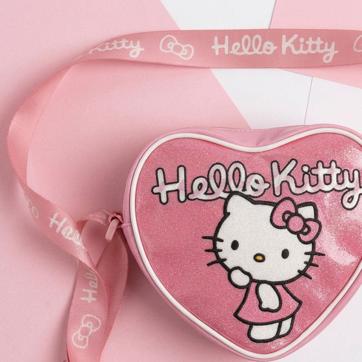 Чанта сърце за рамо hello kitty - Image 6