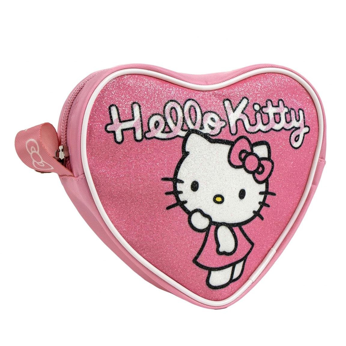 Чанта сърце за рамо hello kitty