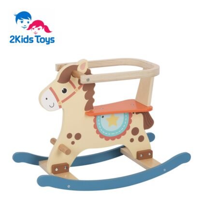 2Kids Toys дървено люлеещо конче Spotty