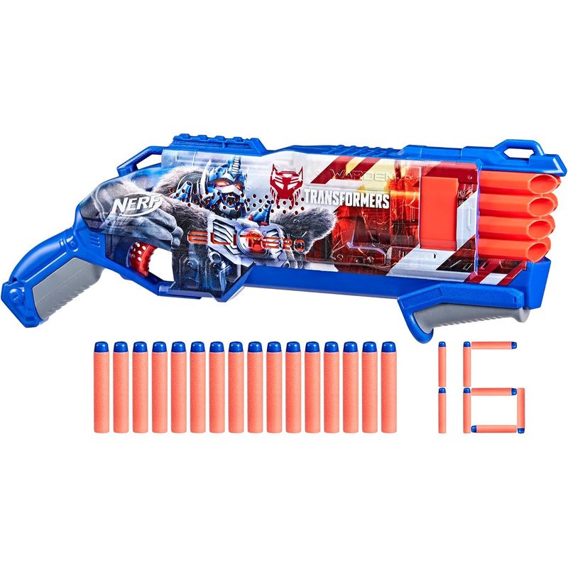 NERF Transformers Optimus Primal бластер