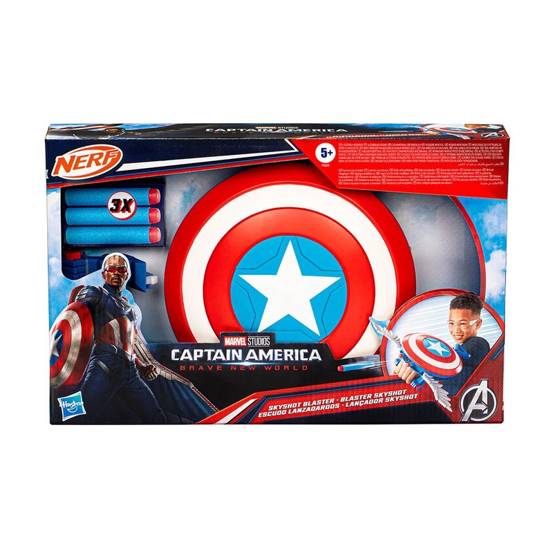 NERF щит-бластер Captain Amerika
