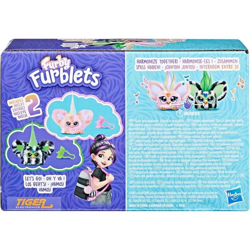 Furby К-кт играчка 2 бр. May-May и Greenie-Meani - Image 3