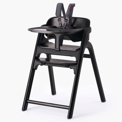 Дървено столче за хранене DinerPal Black