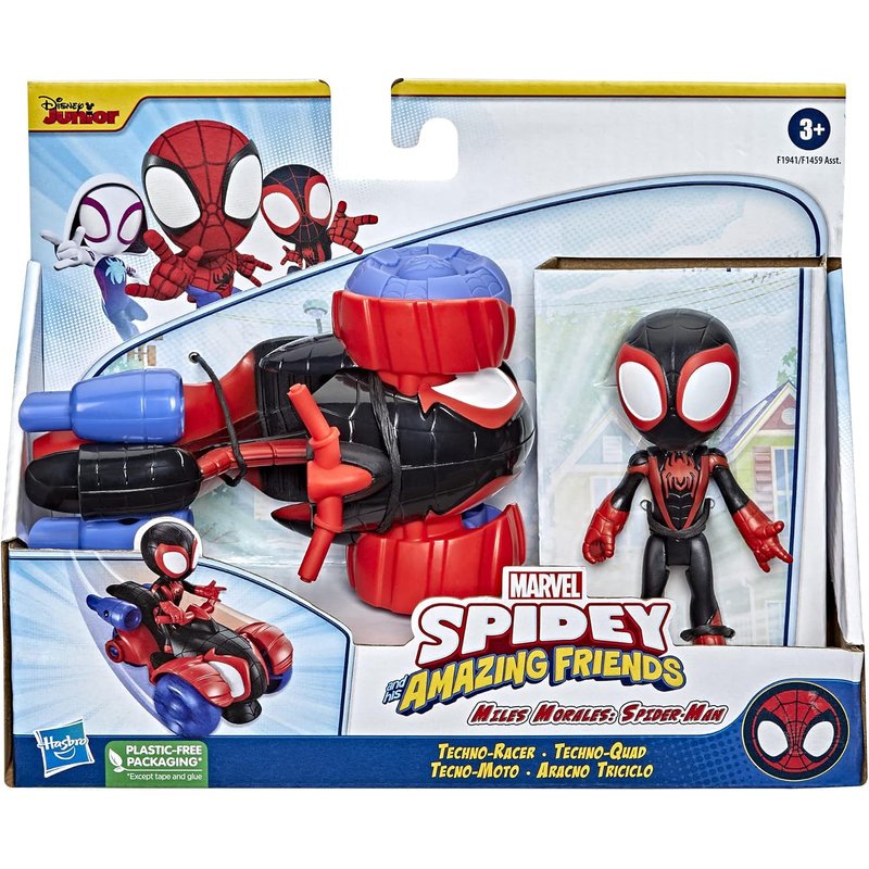 Spidey Amazing Friends Miles Morales с кола - Image 2